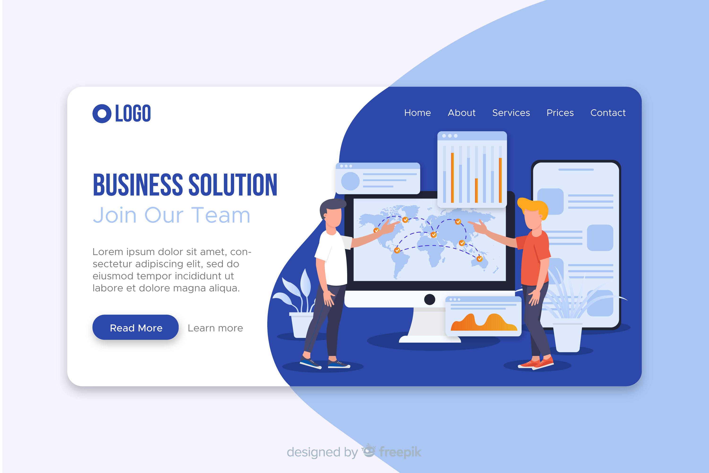 Business website development and corporate web design workspace